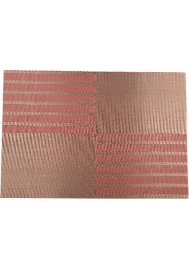 Kırmızı 4 Adet Placemats Yemek Masası Yer Paspasları Seti Kaymaz Yalıtım Pvc Yerleştirme Su Geçirmez Isıya Dayanıklı Mutfak Masa Paspasları Kırmızı