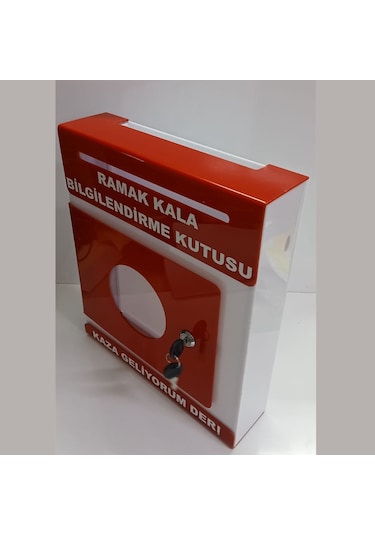 Kırmızı Pleksi A-4 Ramak Kala Kutusu