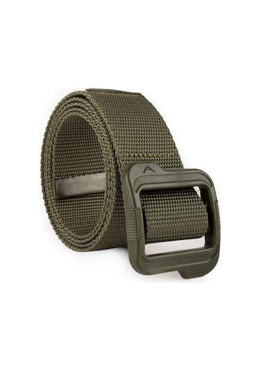Outdoor Tactical Kot Kemer Dayanıklı Polyester Sık Dokuma Plastik Tokalı Tktk-kmr01 Yeşil