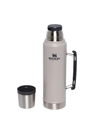 Stanley Klasik Vakumlu Paslanmaz Çelik Termos 1 Lt Gri