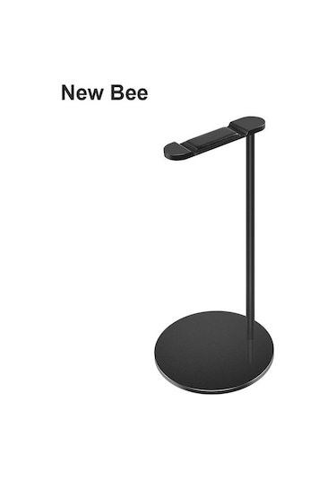 Moly Youtek New Bee Nb-z3 Alüminyum Kulaklık Tutucusu - Siyah, Ev-ofis İçin Pratik, Anti-slip, Çizilme Koruma Standı