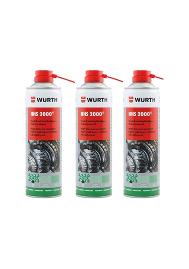Würth Tutunma Özellikli Yağlama Spreyi - Hhs 2000 500 Ml X3