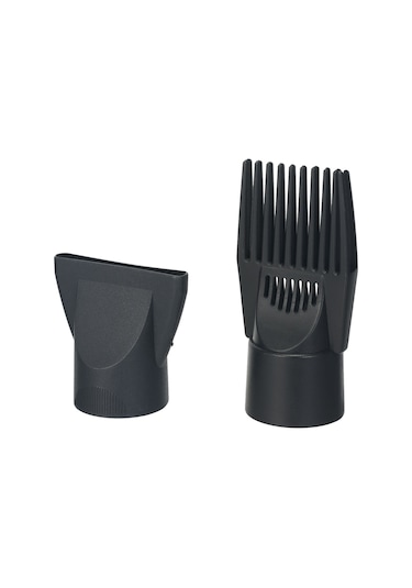 Qingmipy 3'lü Saç Kurutma Makinesi Uçları Seti - Siyah, Farklı Şekillerde, Hızlı Kurutma Ve Düz Saç Sağlar, Çoğu Makineye Uygun