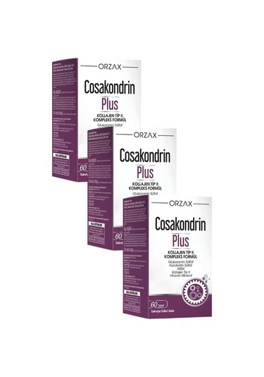 Orzax Cosakondrin Plus 60 Tablet 3 Adet