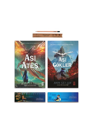 Genç Timaş Asi Ateş - Asi Gökler - Ann Sei Lin Set 2 Kitap