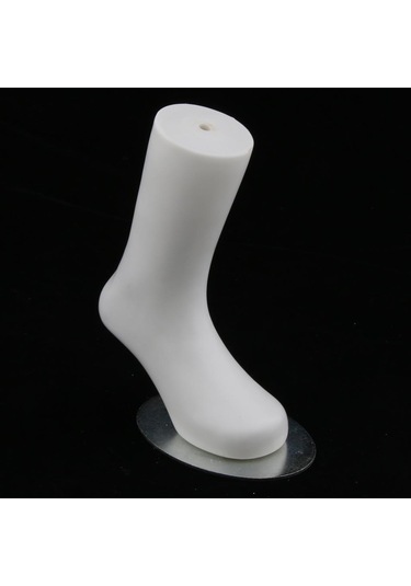 Homyl Çeşitli Ayak Manken Kukla Kalıp Sandal Ayakkabı 115mm Beyaz