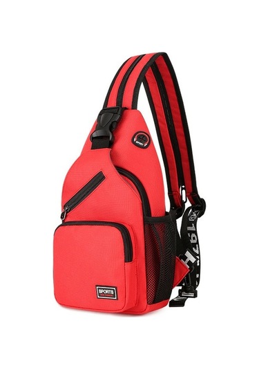 Dancemonkey Yeni Kadın Su Geçirmez Göğüs Çantası, Oxford Postacı Çantası, Günlük Çanta Siyah Çok Renkli Çok Renkli