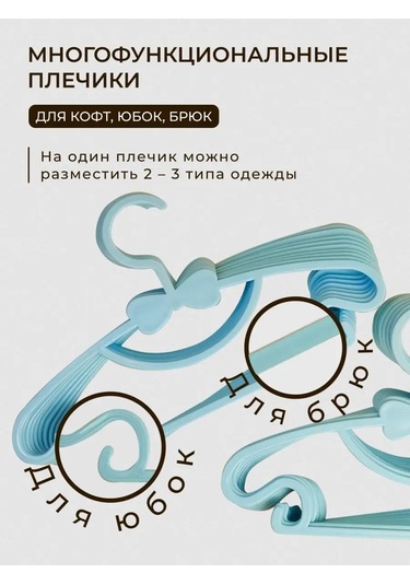 Svaor Çocuk Giyim Askıları 20 Parça Mavi Set 159025228 Açık Mavi