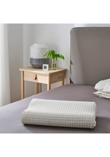 Ergonomik Yastık 33x50 Cm Yan/sırt Üstü Uyuyanlar İçin Beyaz Yastık-adet Beyaz