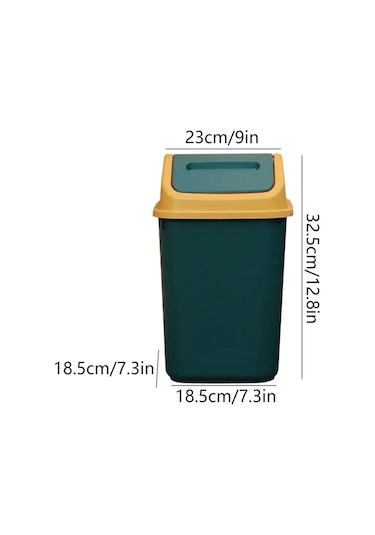 Geeroyoo 10 Litre Kapaklı Çöp Kutusu - Modern Ve Kompakt Tasarım