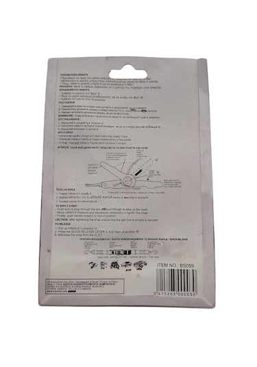 3.6m Mandallı Gergi Kayışı Hızlı Bırakma Mekanizmalı Mini Spanzet