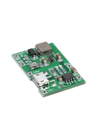 Shineyee 4.5-8v Girişli 4.3-27v Çıkışlı 2a Akımlı 18650 Li-pil Şarj Ve Boost Entegre Modül Micro Bağlantı