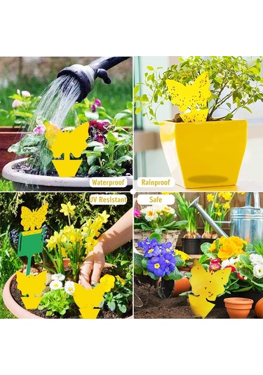 Mufunye Bitki Saksıları İçin Atrapa, Bitki Haşere Kontrolü, Tek Kullandım Atık, 8cm 13cm, Kauçuk+kağıt Malzeme