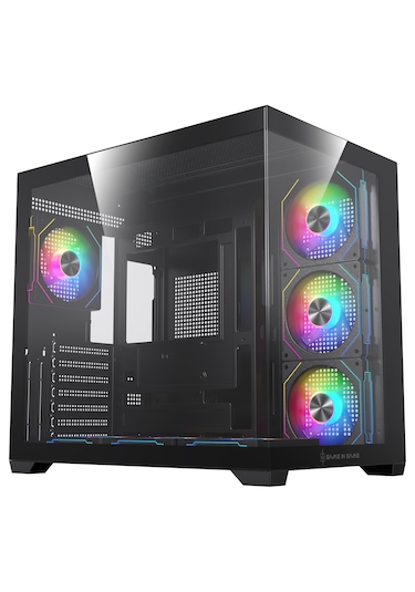 Game İn Game Dream Siyah 7x12cm Argb Fanlı Akvaryum Kasa