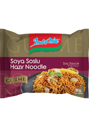 Indomie Noodle Gurme Soya Soslu 80 Gr X 10 Adet