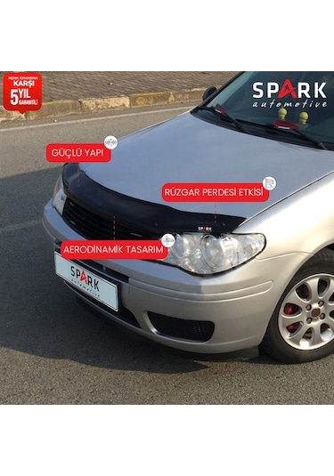 Fiat Albea 2005-2012 Yıl Aralığı Uyumlu Kaput Rüzgarlığı 3mm