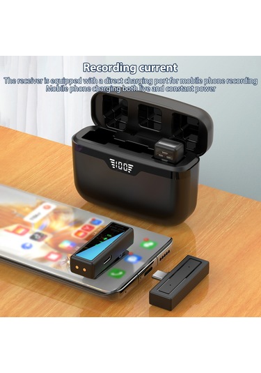 Skycıty Kablosuz Kollar Mikrofonu, Gürültü Azaltma