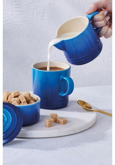 Le Creuset Seramik Sütlük Ve Şekerlik Seti Cezveler Mavi 3