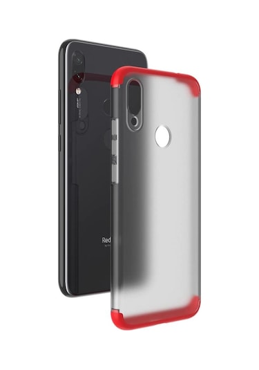 Xiaomi Redmi Note 7 Kamera Korumali Seffaf 360 Tam Koruma Kilif 396887304