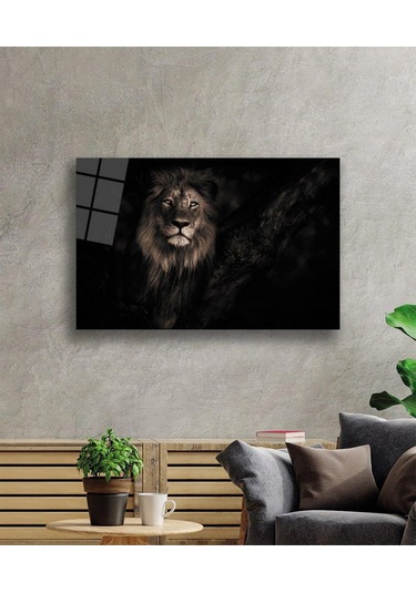 Aslan Cam Tablo 4mm Dayanıklı Temperli Cam45