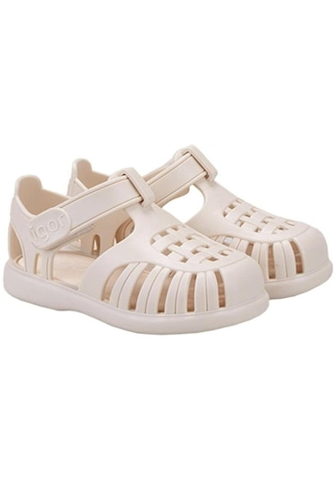 İgor Tobby Sollid Bebek Çocuk Sandalet Marfil S10271-079 Bej