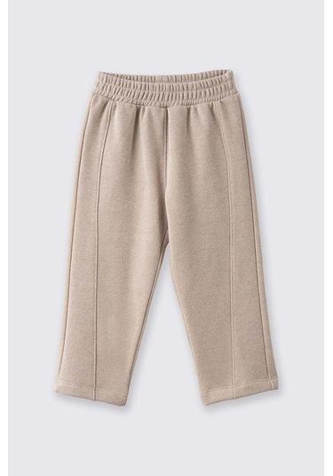 Panço Simli Bej Kız Çocuk Eşofman Altı 2521gb01011 Bej