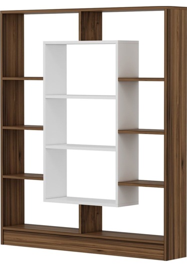 Venüs Kitaplık - Ceviz Parlak Beyaz