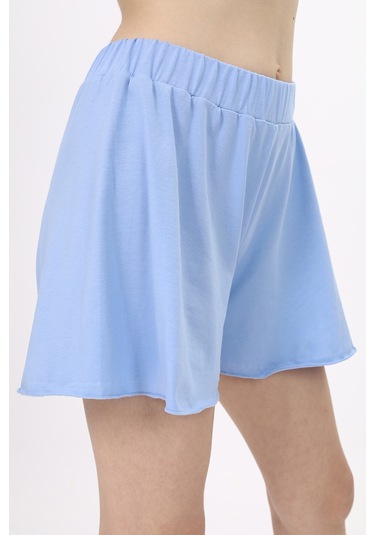Toontoy Kız Çocuk Şort Mavi