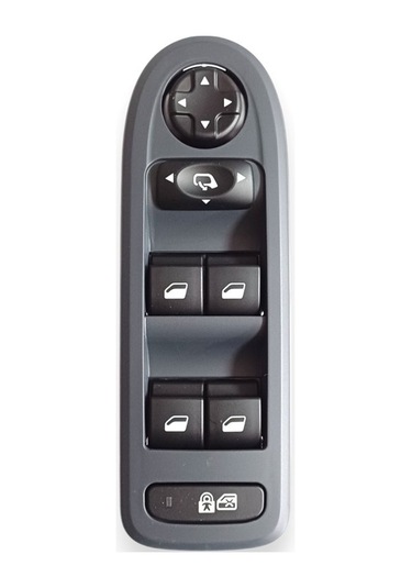 Peugeot 5008 14-16 Sol Ön Kapı Dörtlü Cam Düğmesi Ayna Katlamalı