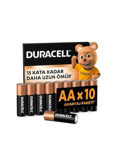 Aa Alkalin Kalem Pil 10'lu Paket 1,5 V Lr6/mn1500