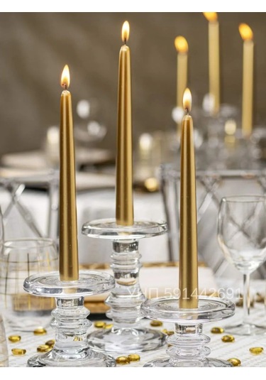 Candle Light Co. Antik Altın Mumlar 341235632 Altın Rengi