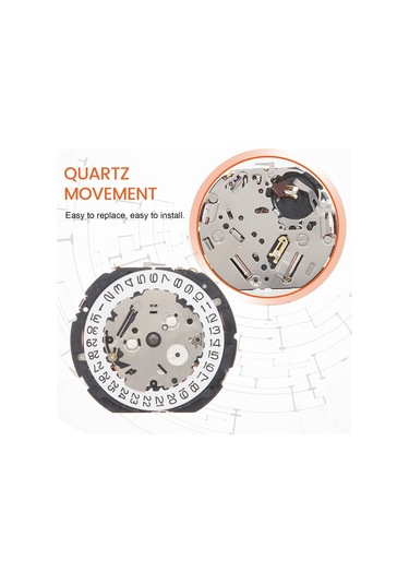 Xurunkeji Ym62a Ym62-3, 7t62a Kuvars Hareketi Date At 3 Saat Tamir Parçalarının Yerini Alır Gümüş