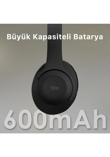 Bix Bh2-bk Siyah Soundcraft Bh2 Katlanabilir Kulaküstü Kablosuz Kulaklık