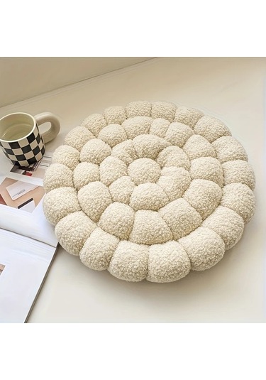 Elmpaly Bej Renginde 5 Renk Seçenekli Yıkanabilir Karahindiba Dekoratif Yastık Bej