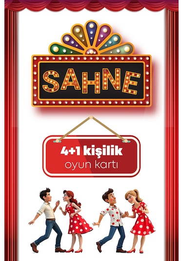 Sahne Teatral Performans Kutu Oyunu - Nar Oyunları