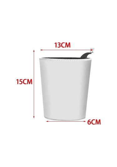 Pazly Suntek Kutusu İç Dayanıklı Çöp Can Beyaz Beyaz Araba Aksesuar Mm Beyaz