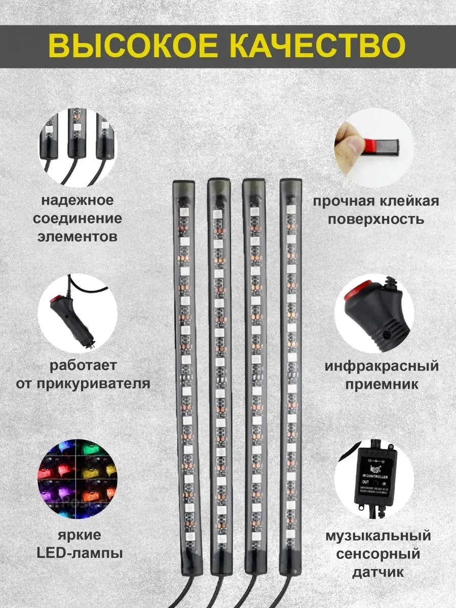 Recam Group Araç İçi Led Rgb Aydınlatma 159084777