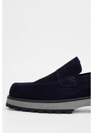Tamer Tanca Erkek Hakiki Deri Lacivert Süet Casual Ayakkabı 01 22219 Erk Ayk Sk23/24 Lacı Suet Lacivert