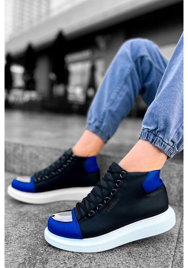 Ch267 Gbt Roma Mirror Erkek Bot Sıyah/sax Mavı Çok Renkli