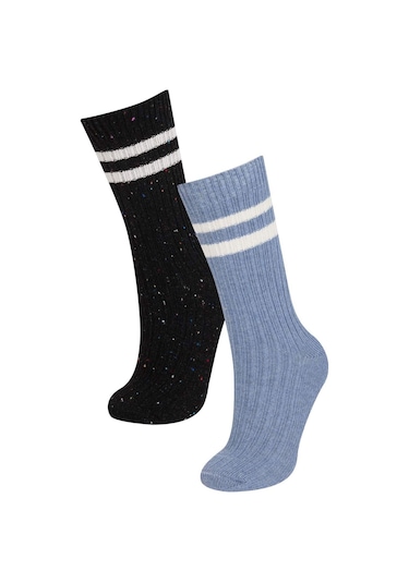 DeFacto Erkek 2'li Pamuklu Kışlık Bot Çorabı D1585AXNSKR1