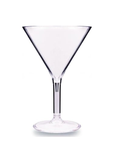 Rubikap Pm.m28 Polikarbon Kırılmaz Premium Martini Bardağı 280 Ml