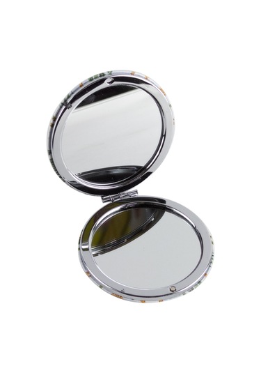 Erzi Yaprak Desenli Oval Makyaj Aynası