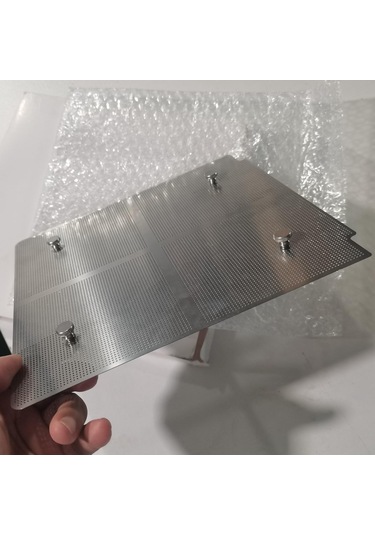 Homyl Paslanmaz Çelik Şasi Süzgeci Taşınabilir Aksesuarlar Gümüş