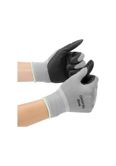 Sones Rahat Kaymaz Aşınmaya Dayanıklı Nitril Kauçuk Elektrikçi Çalışma Eldiveni, Beden: Xl