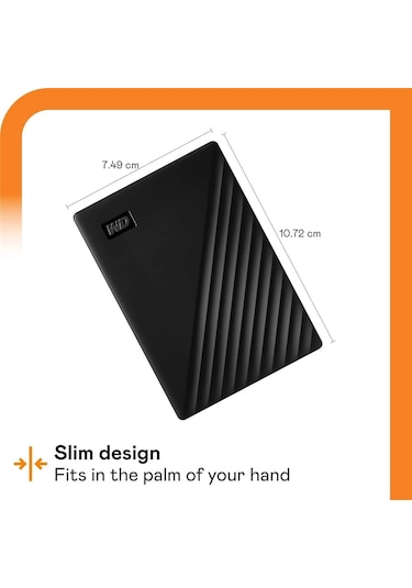 Wd 6tb Mybook 2.5" Usb 3.2 Wdbr9s0060bbk-wesn Taşınabilir Harici Harddisk