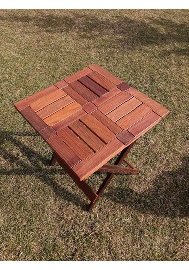 Birayse Ahşap Rustik Bahçe Ve Balon Masası Ceviz