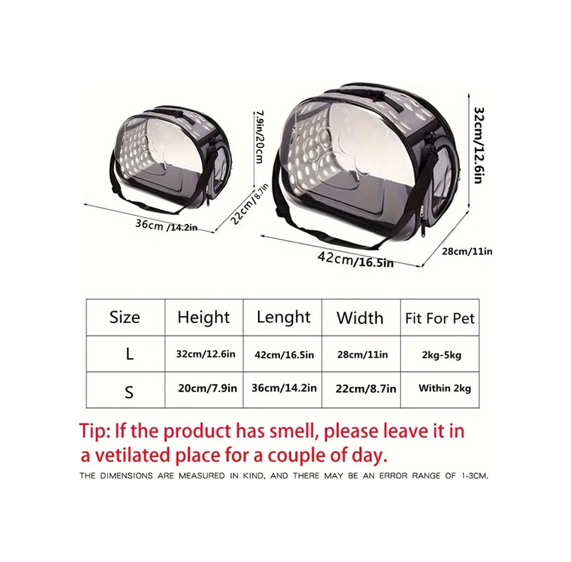 Fochsia Ayak İzi Tasarımı Kedi Sırt Çantası Katlanır Gri Büyük Taşınabilir Omuz Çantası