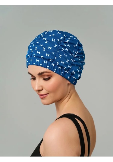 Kumaş Yüzme Ve Havuz Bone. 390301089 Mavi