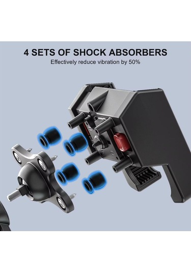 Motosiklet Ve Scooter İçin Gidon Uyumlu Telefon Tutucu Pb11 Plus