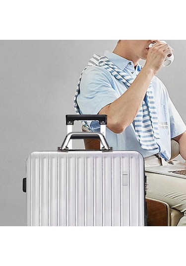 Homyl Vidalar Ve Tornavida Ile Bavul Çekme Kolu Sağlam Kolları Gri